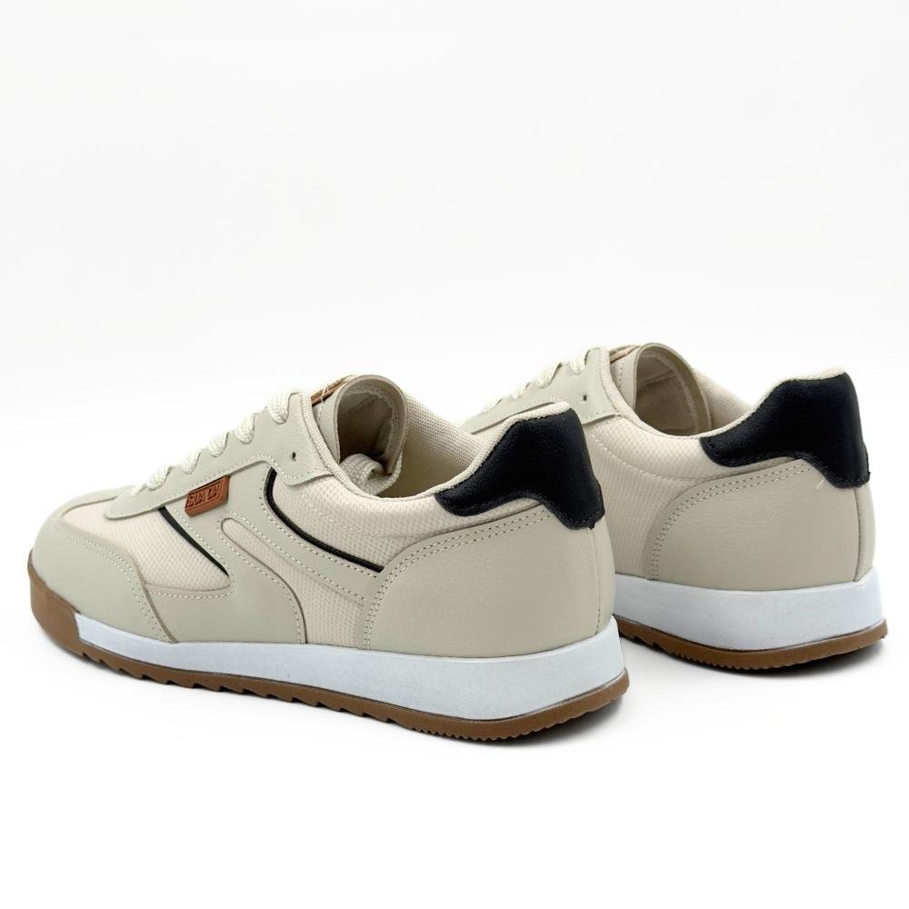 Tênis Sua Cia Casual Napa com Cadarço Feminino Off White 3