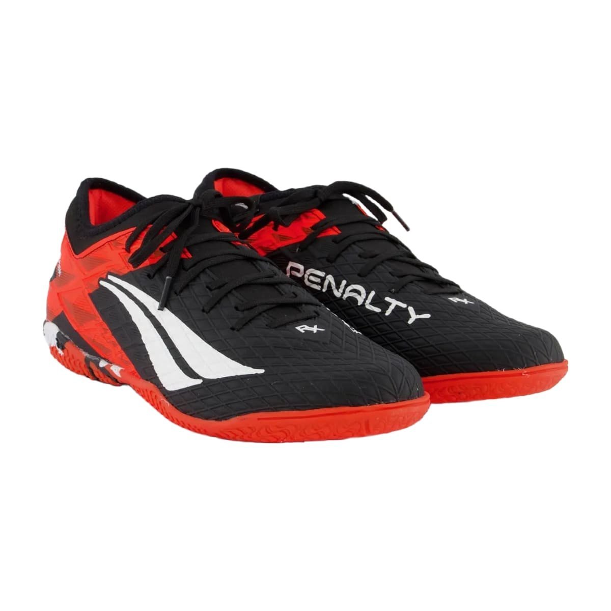 Chuteira Futsal Penalty Rx Locker Y-3 Masculino Preto e Laranja Preto/Laranja 2