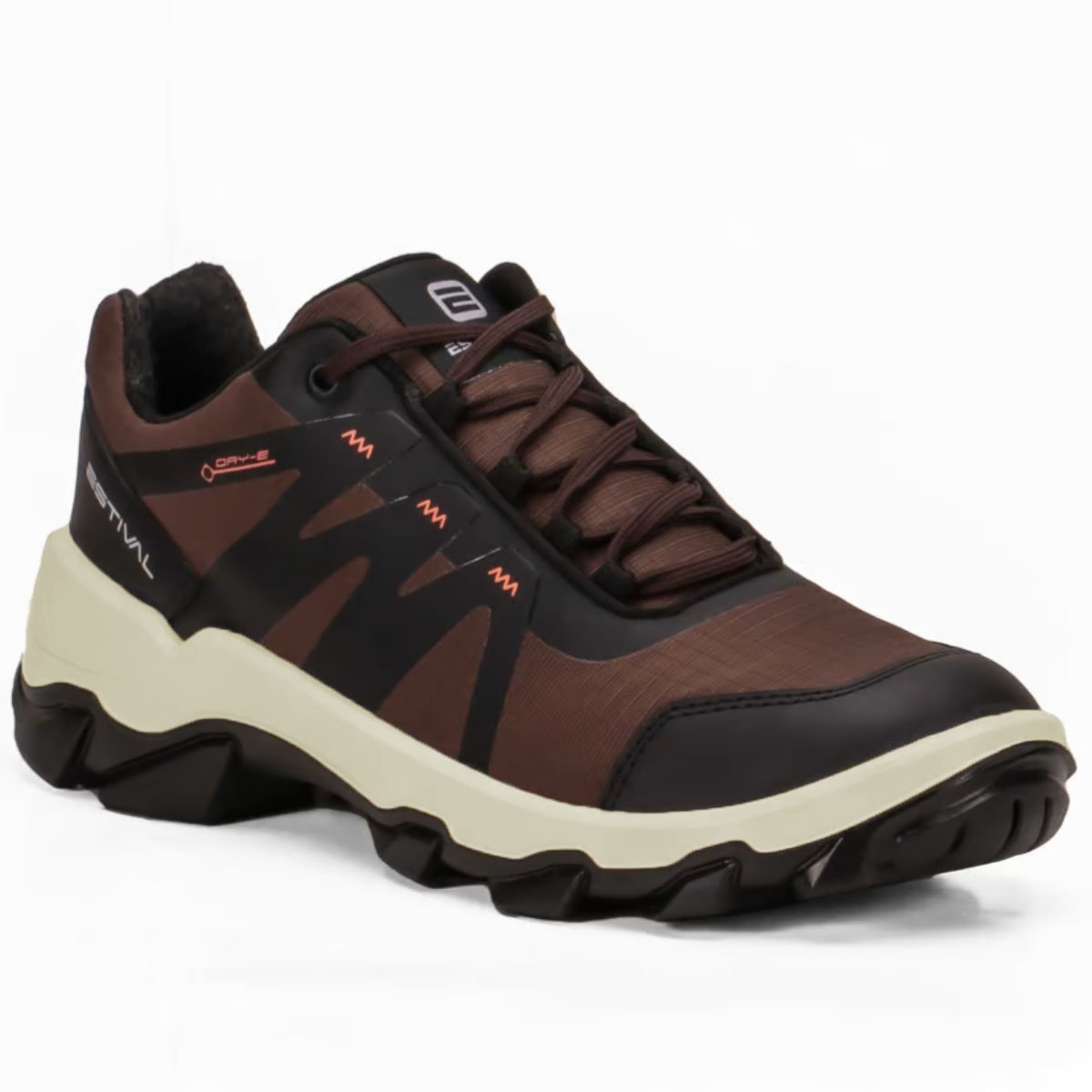 Tênis Estival Hybrid Smart Reno Masculino Marrom e Preto Marrom/Preto 3