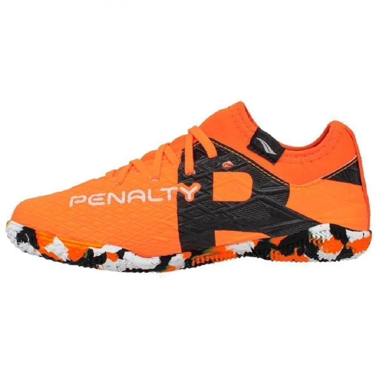 Chuteira Futsal Penalty RX Locker Y-3 Infantil Laranja e Preto Laranja 2