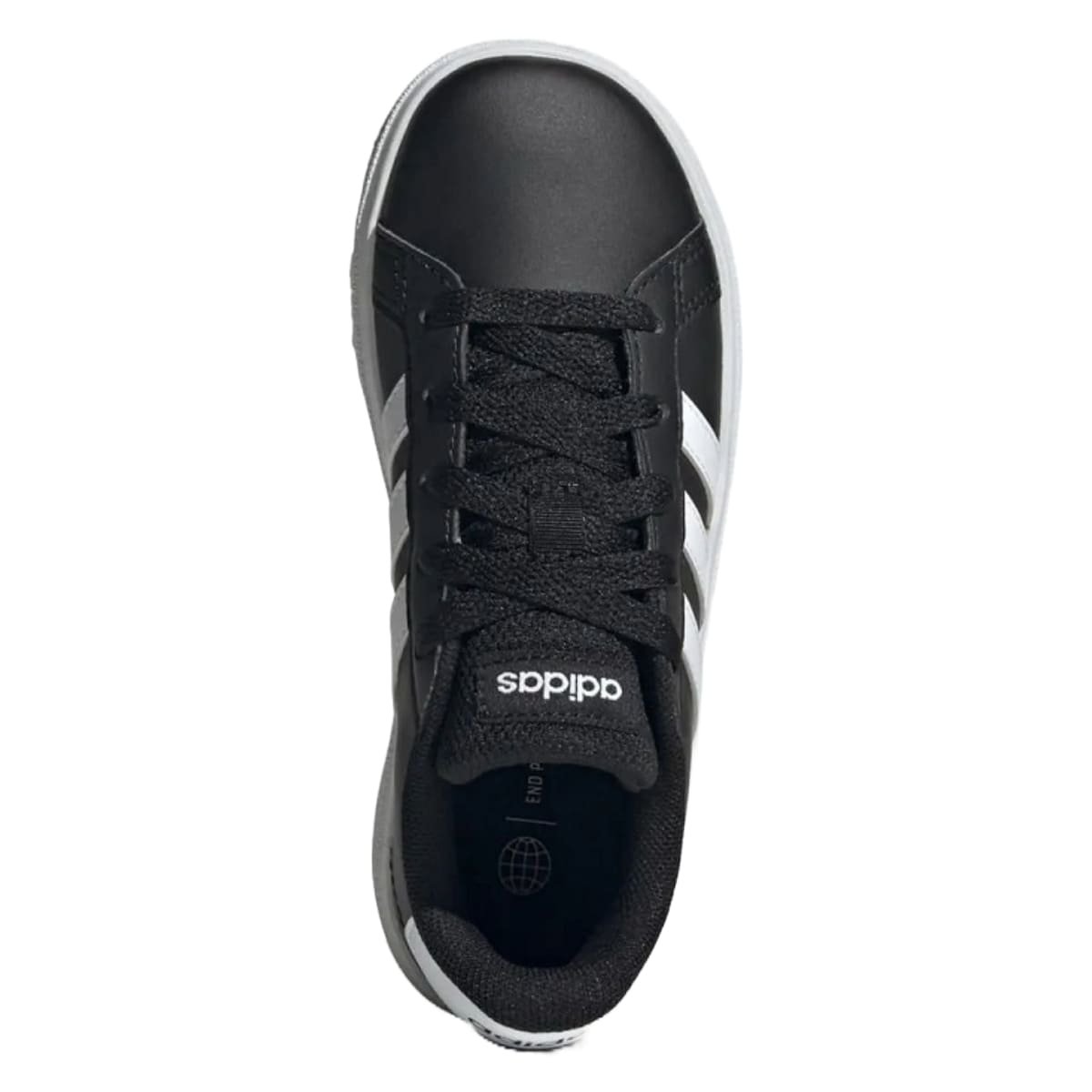 Tênis Adidas Grand Court 2.0 Infantil Preto e Branco Preto/Branco 4