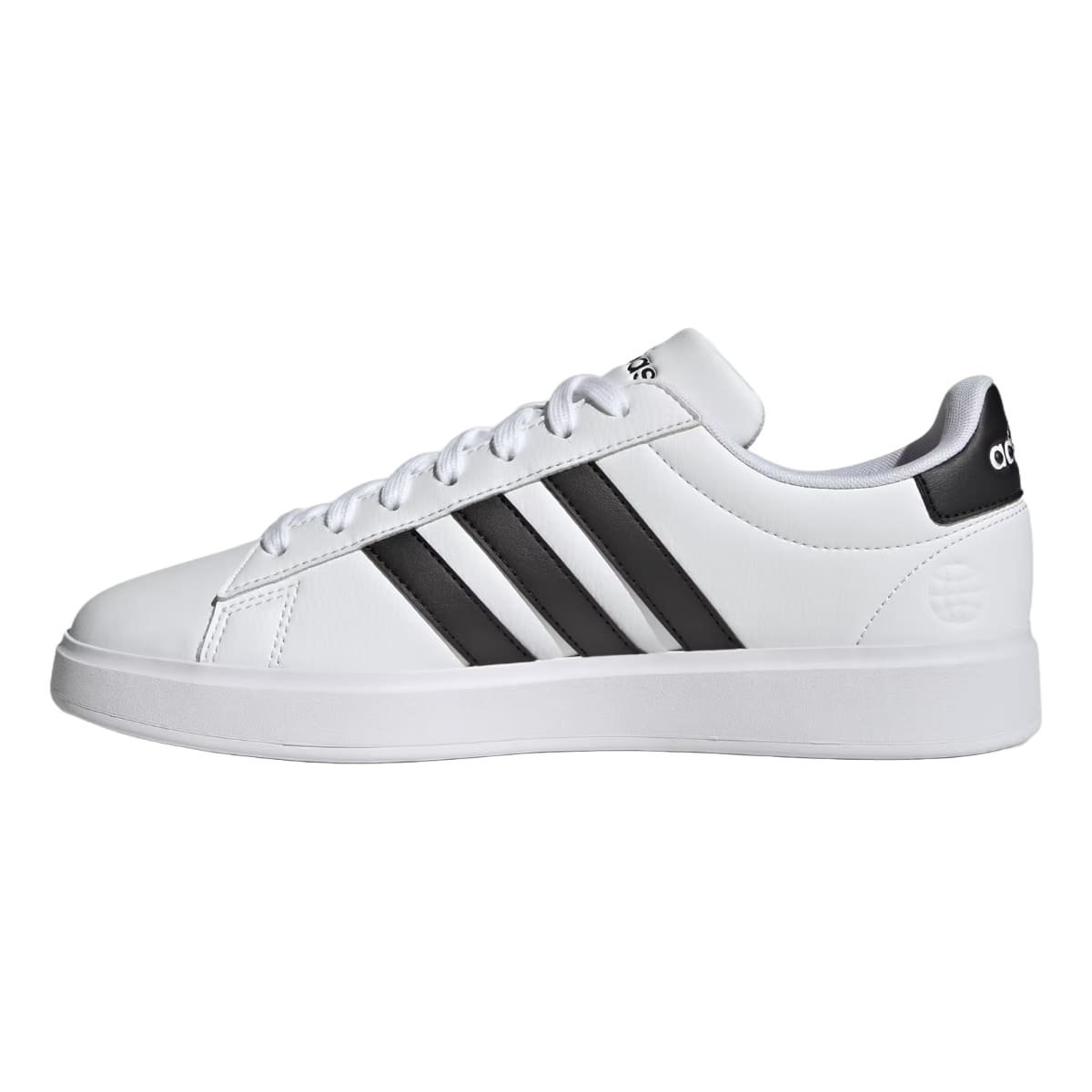 Tênis Adidas Grand Court 2.0 Masculino Branco e Preto Branco/Preto 3