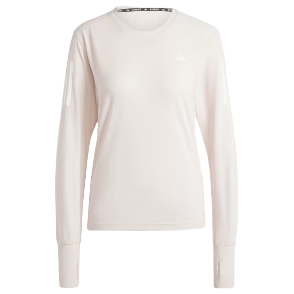 Camiseta Adidas Own The Run M/L Feminino Rosê