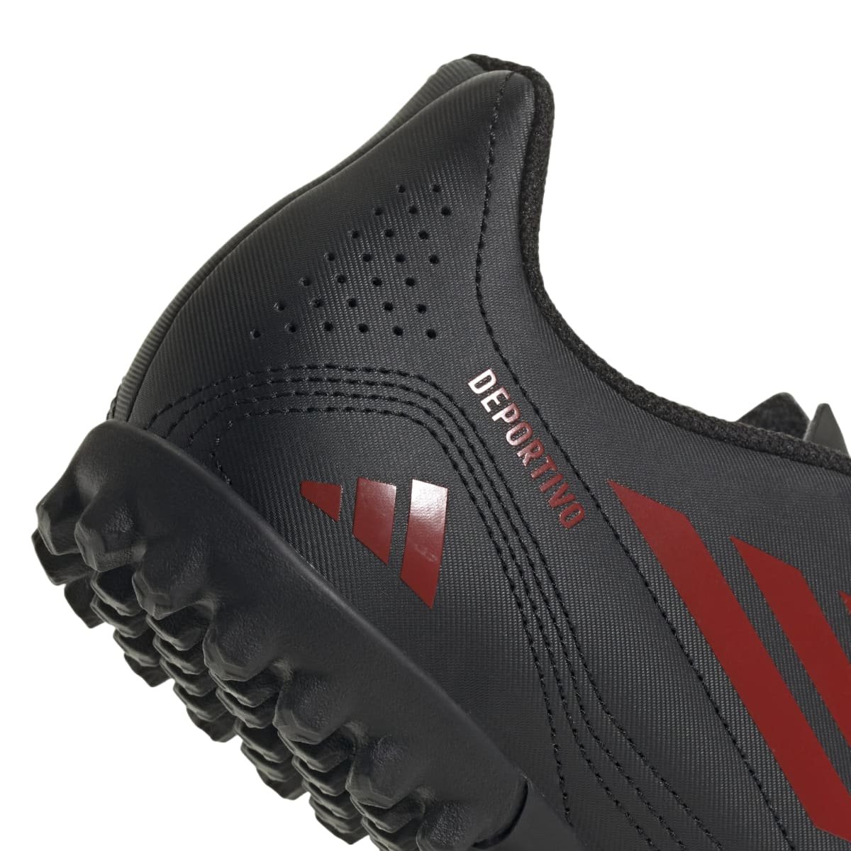 Chuteira Society Adidas Deportivo III Masculino Preto e Vermelho Preto/Vermelho 6