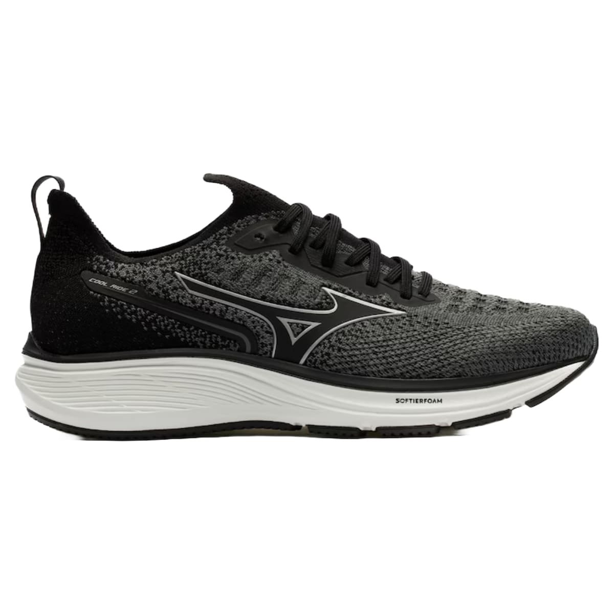 Tênis Mizuno Cool Ride 2 Masculino Grafite Cinza 1