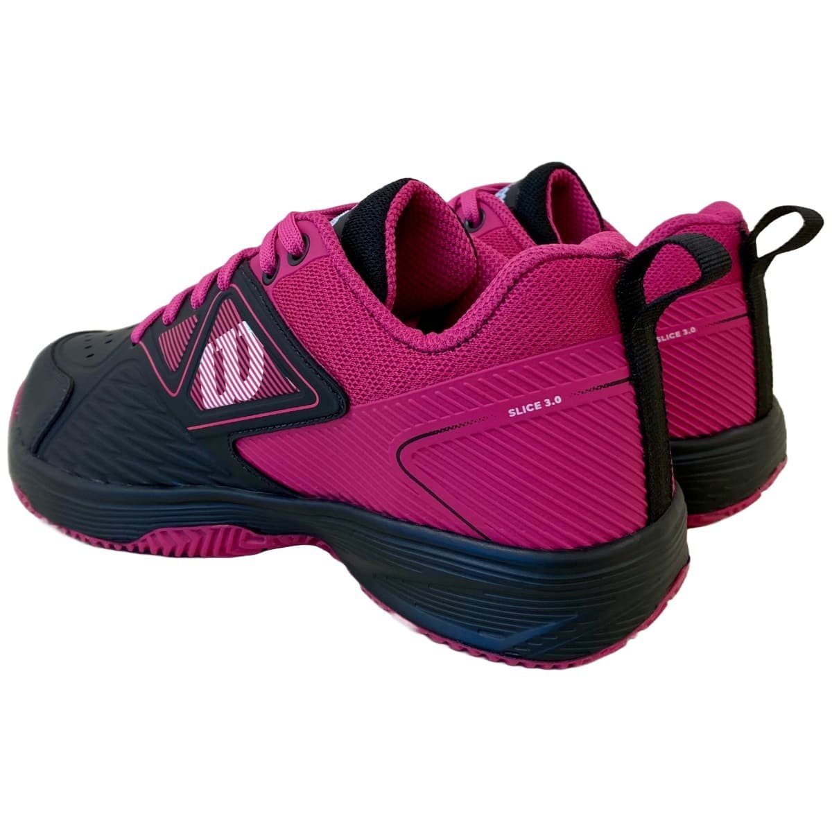 Tênis Wilson Slice 3.0 Clay Court Feminino Preto e Pink Preto/Rosa 5