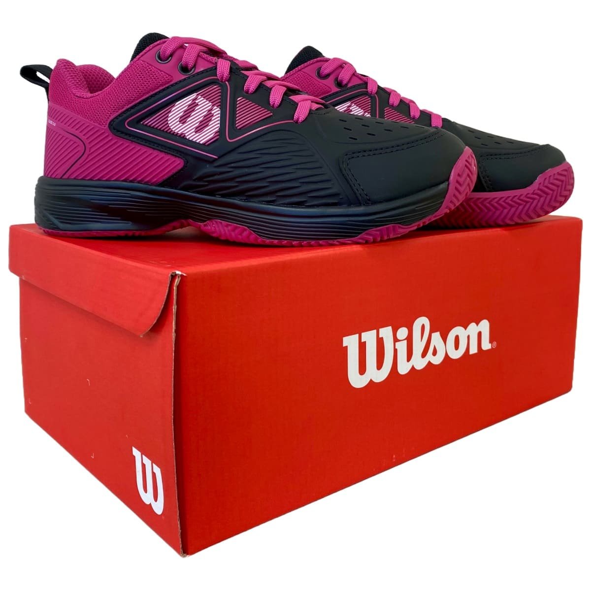 Tênis Wilson Slice 3.0 Clay Court Feminino Preto e Pink Preto/Rosa 9