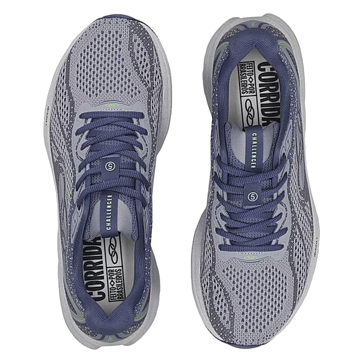 Tênis Olympikus Challenger 5 Masculino Cinza e Azul Cinza/Azul 4