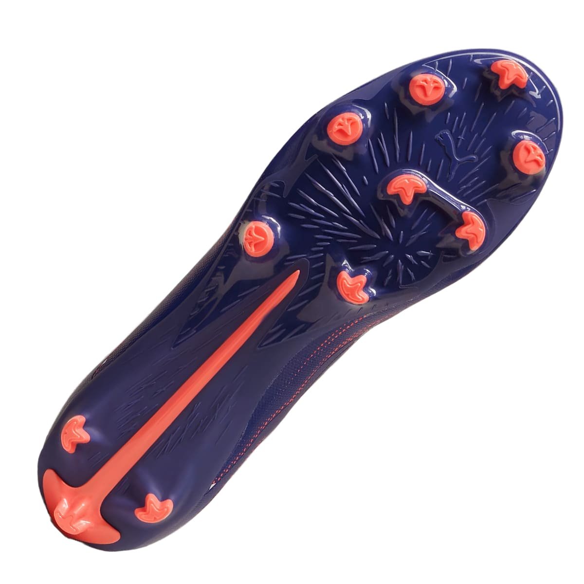 Chuteira Campo Puma Ultra Play + Masculino Roxo Azul 5