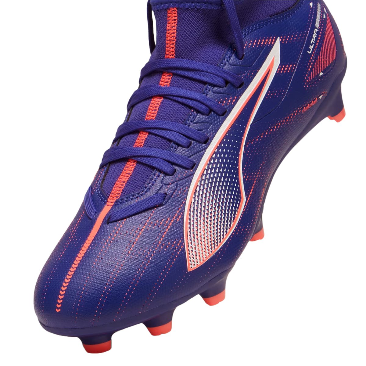 Chuteira Campo Puma Ultra Play + Masculino Roxo Azul 6
