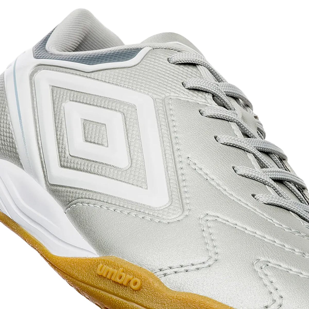 Chuteira Futsal Umbro Adamant Master Class Club Masculino Prata Prata 6