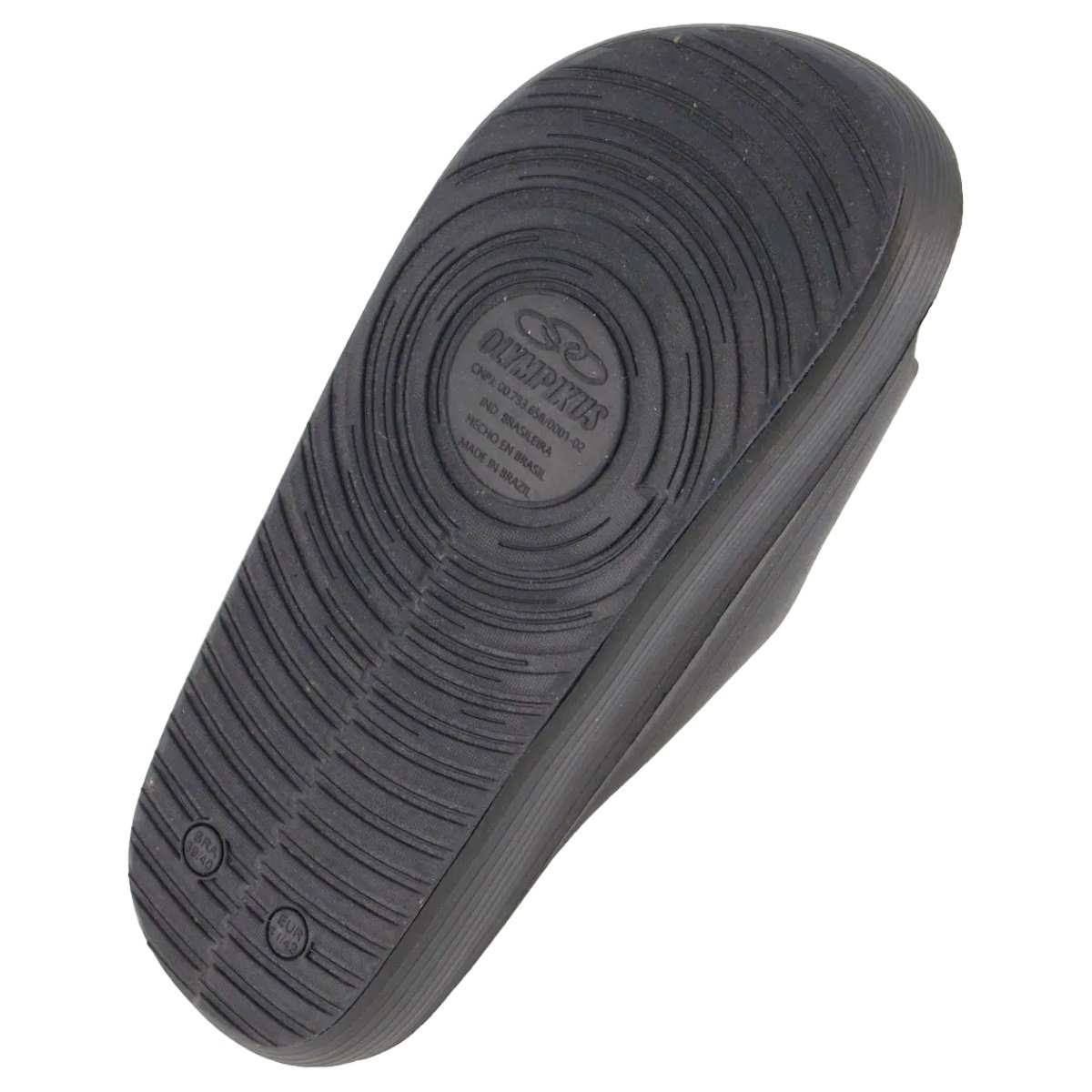 Chinelo Olympikus Sereno Unissex Preto Preto 5