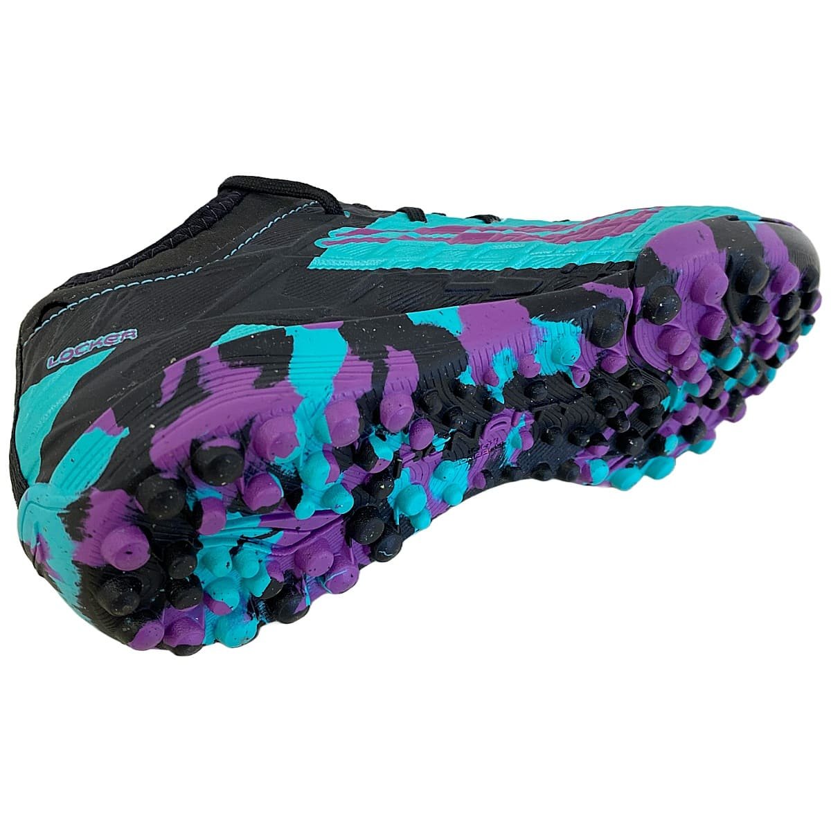 Chuteira Society Penalty Rx Locker Y-3 Infantil Turquesa e Preto Azul/Preto 5