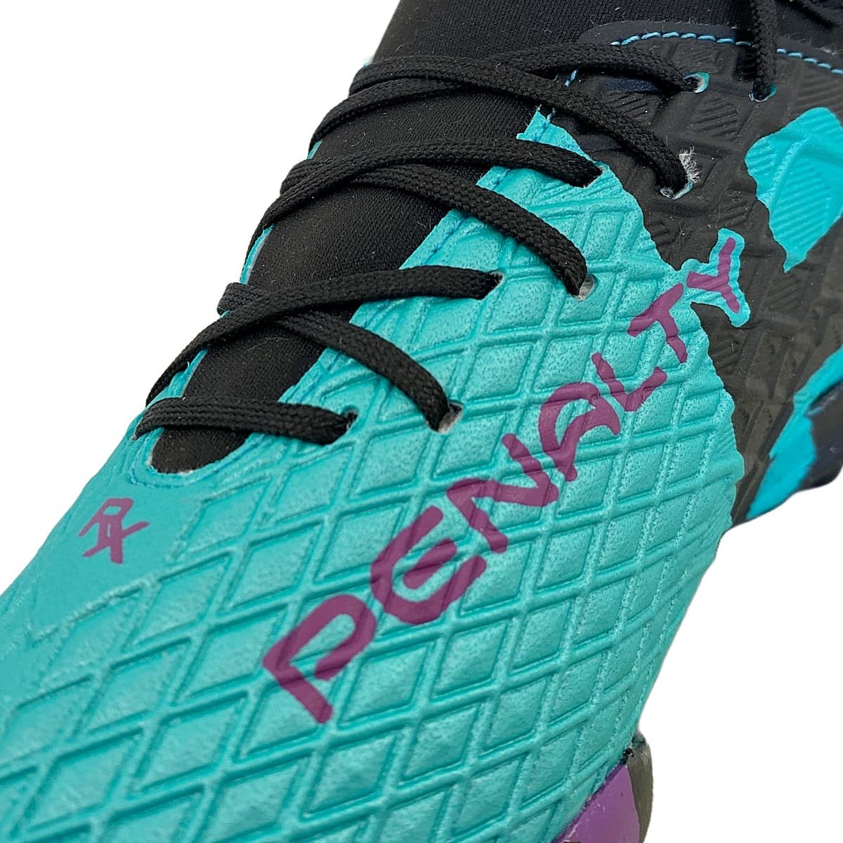 Chuteira Society Penalty Rx Locker Y-3 Infantil Turquesa e Preto Azul/Preto 6