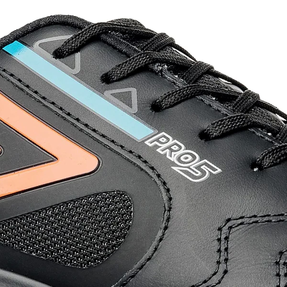 Chuteira Futsal Umbro Pro 5 Bump Masculino Preto e Laranja Preto/Laranja 6