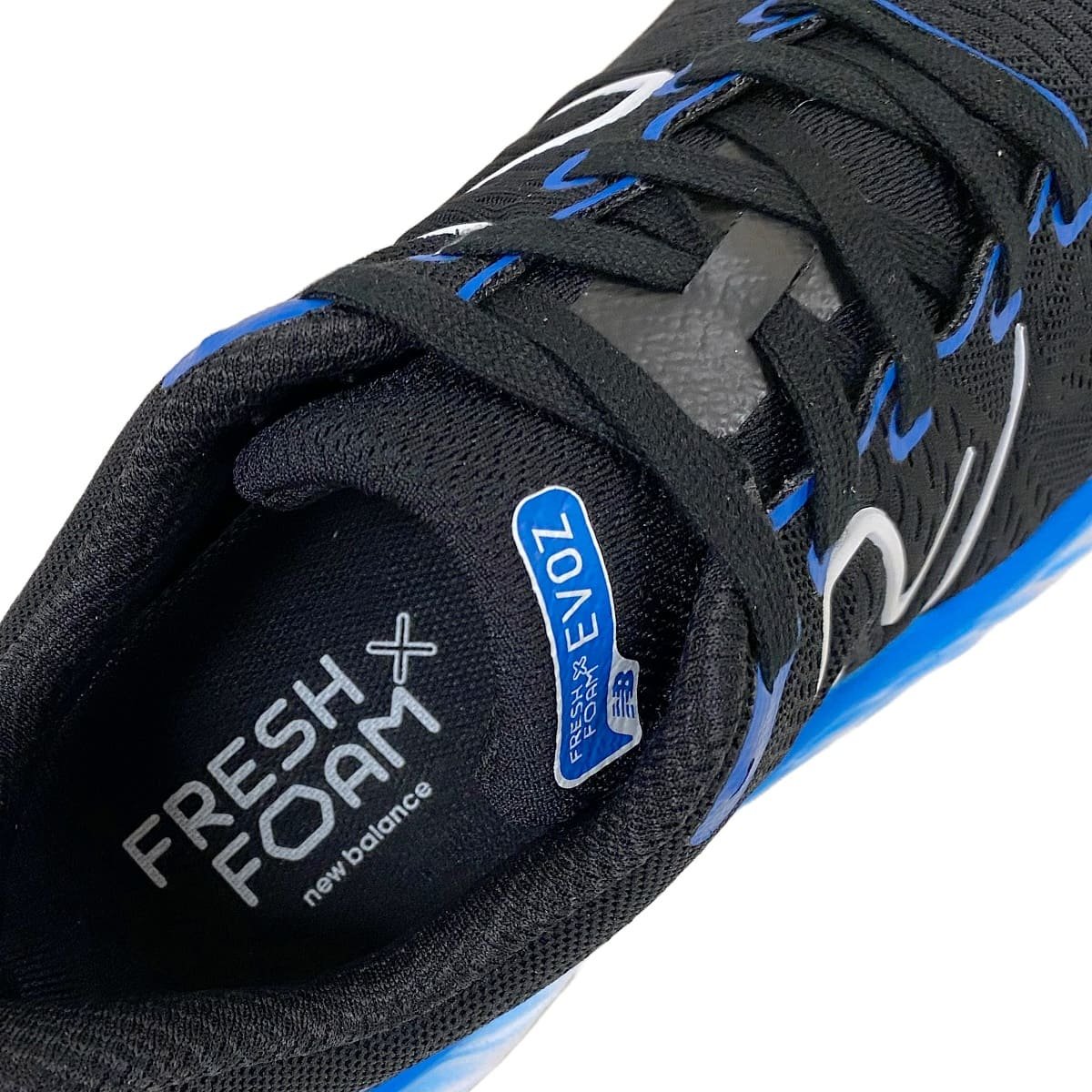 Tênis New Balance Fresh Foam X Evoz V3 Masculino Preto e Azul Azul 6