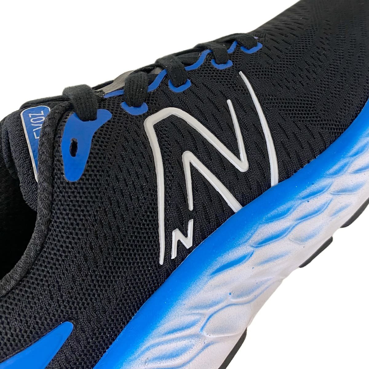 Tênis New Balance Fresh Foam X Evoz V3 Masculino Preto e Azul Azul 7