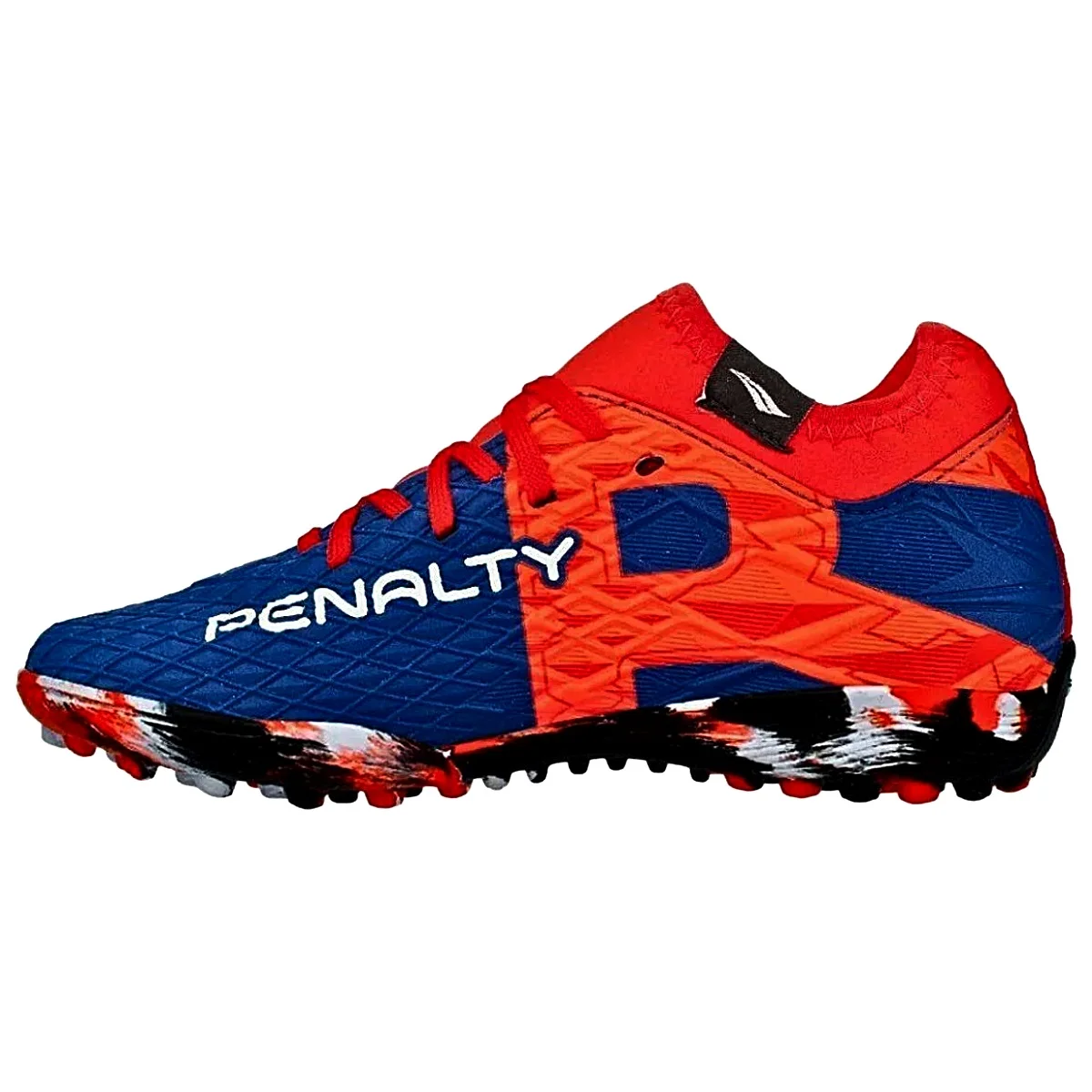 Chuteira Society Penalty Rx Locker Y-3 Infantil Laranja e Azul Laranja/Azul 2