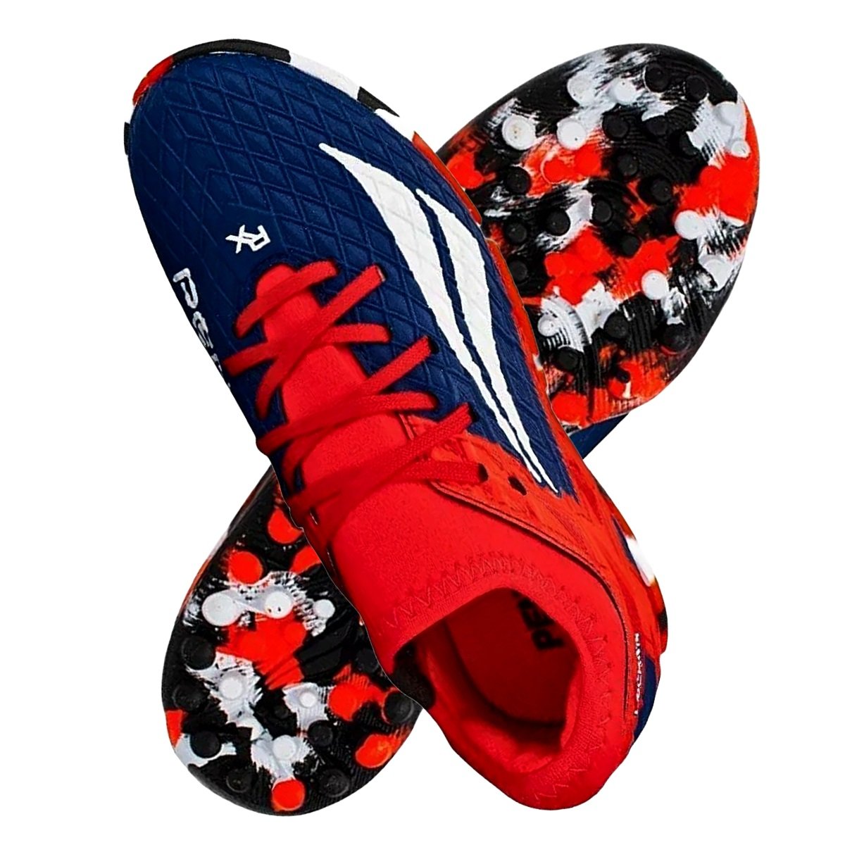 Chuteira Society Penalty Rx Locker Y-3 Infantil Laranja e Azul Laranja/Azul 6