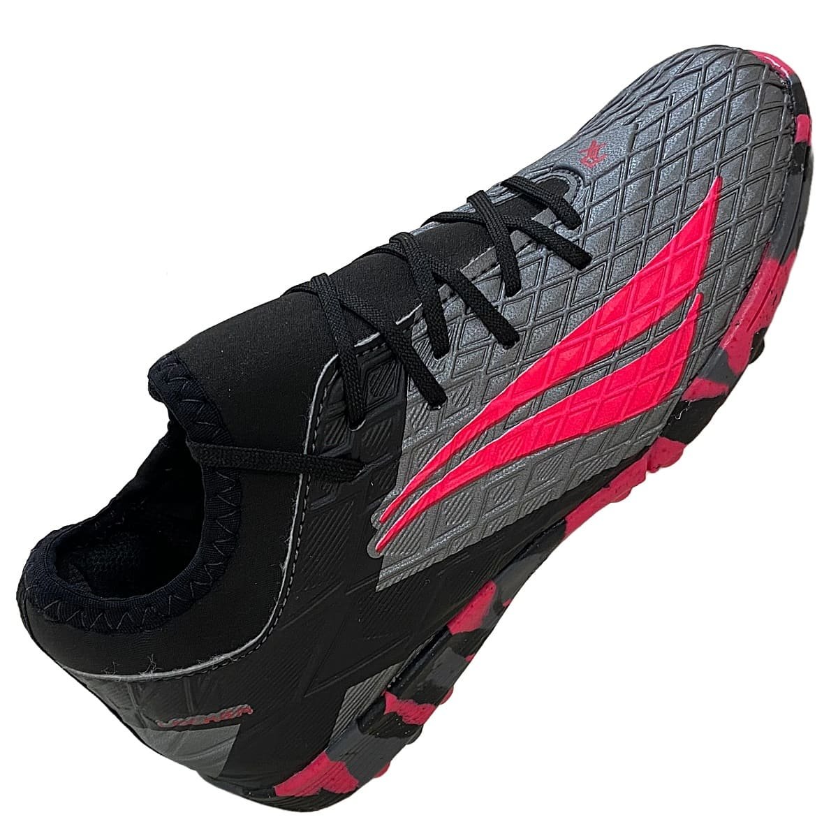 Chuteira Society Penalty Rx Locker Y-3 Infantil Cinza e Pink Cinza/Rosa 3