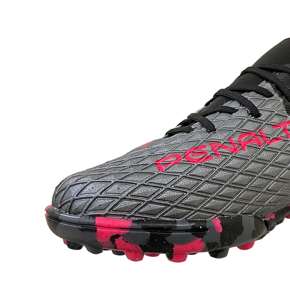 Chuteira Society Penalty Rx Locker Y-3 Infantil Cinza e Pink Cinza/Rosa 7