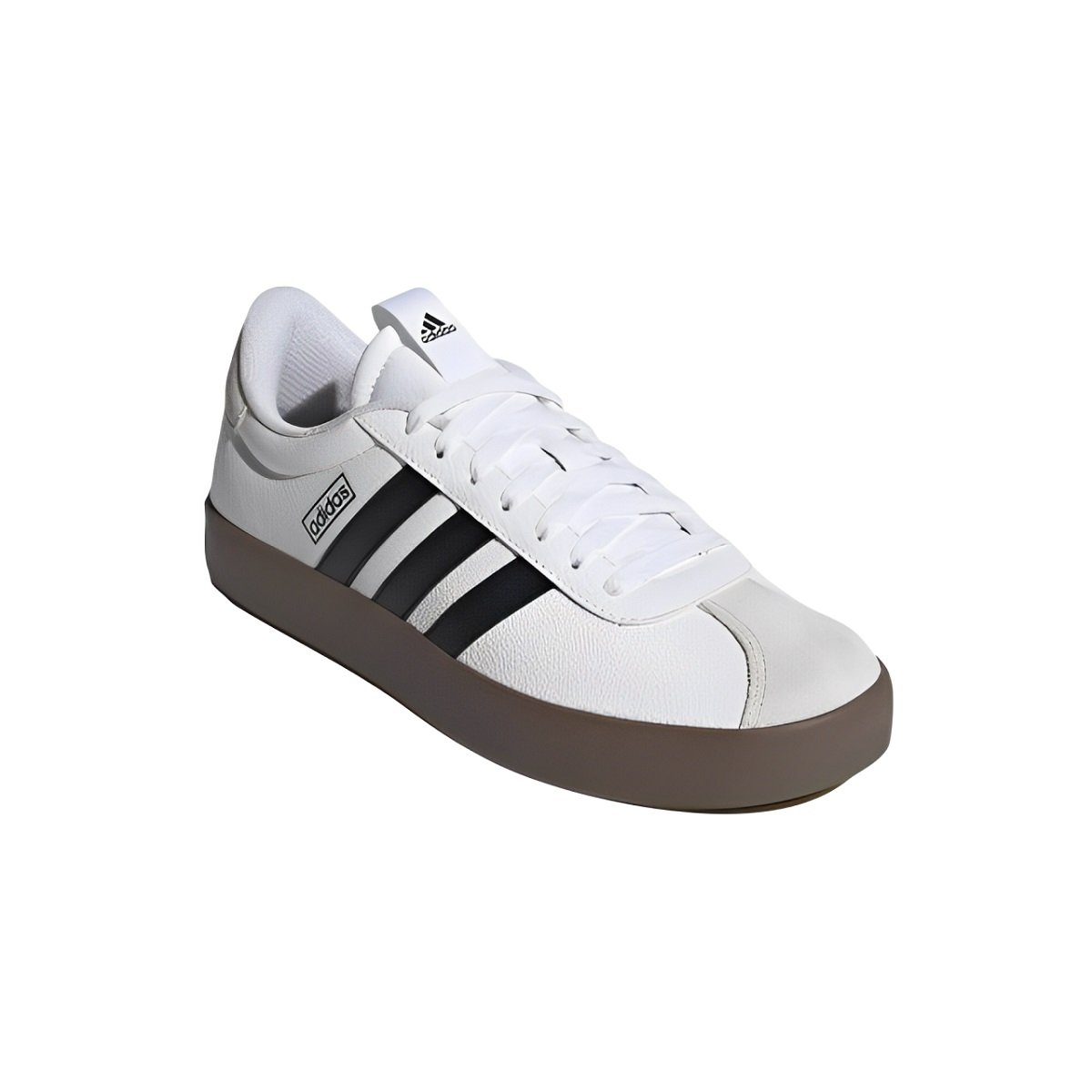 Tênis Adidas VL Court Masculino Branco e Preto Branco 2
