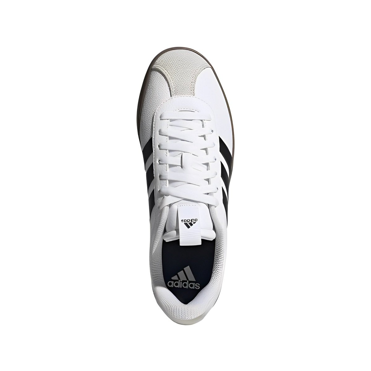 Tênis Adidas VL Court Masculino Branco e Preto Branco 4