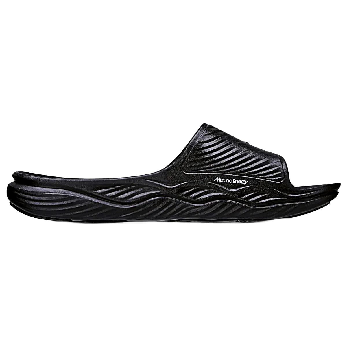 Chinelo Mizuno Slide Enerzy Masculino Preto Preto 2