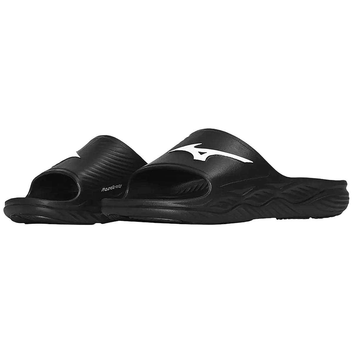 Chinelo Mizuno Slide Enerzy Masculino Preto Preto 4
