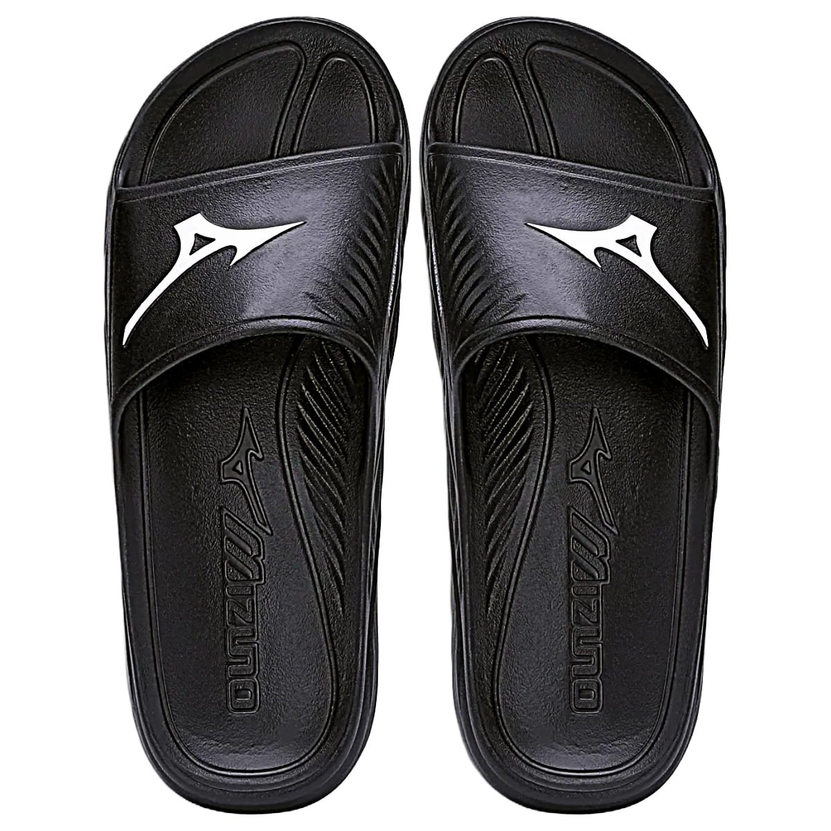 Chinelo Mizuno Slide Enerzy Masculino Preto Preto 5