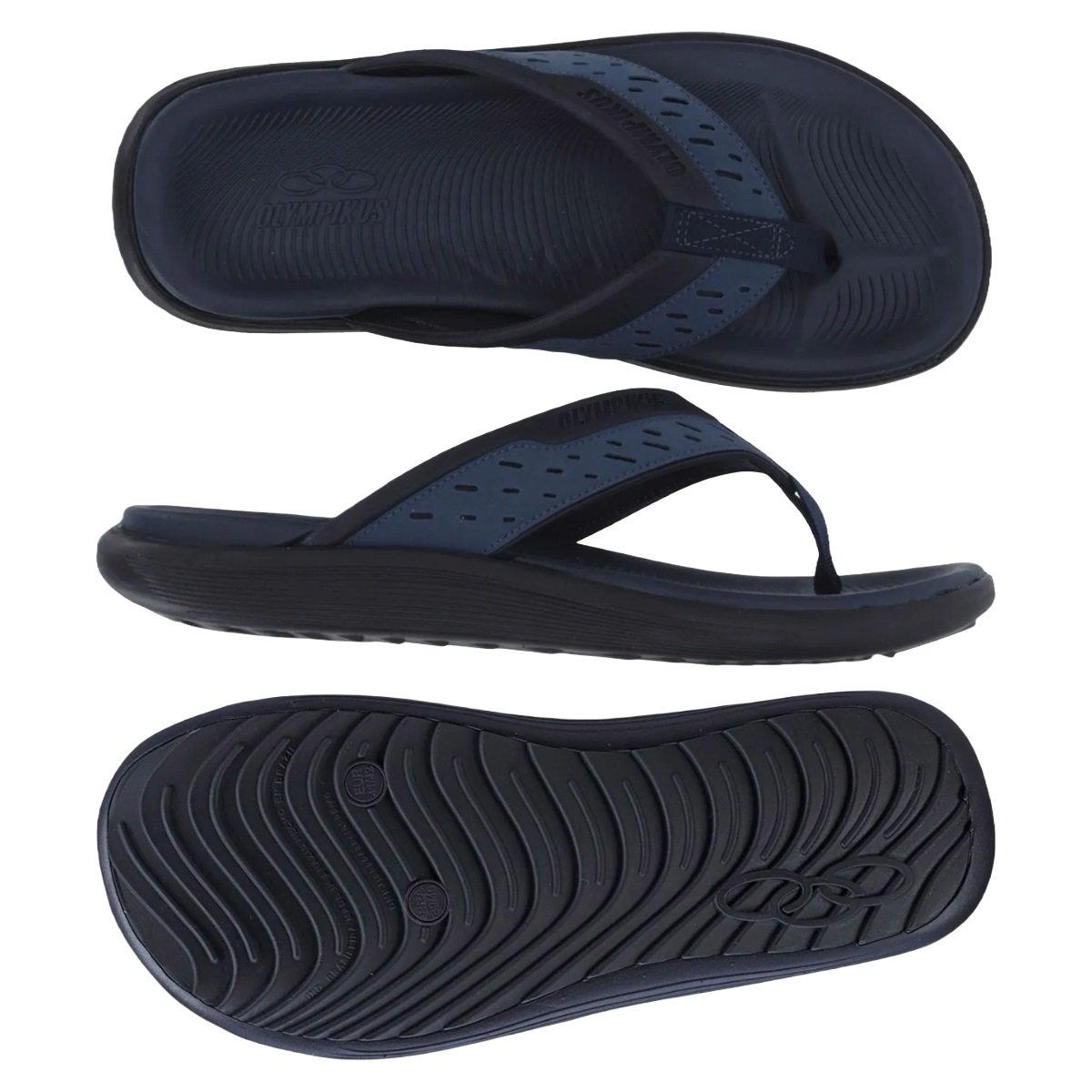 Chinelo Olympikus Caraiva Masculino Marinho Azul 6