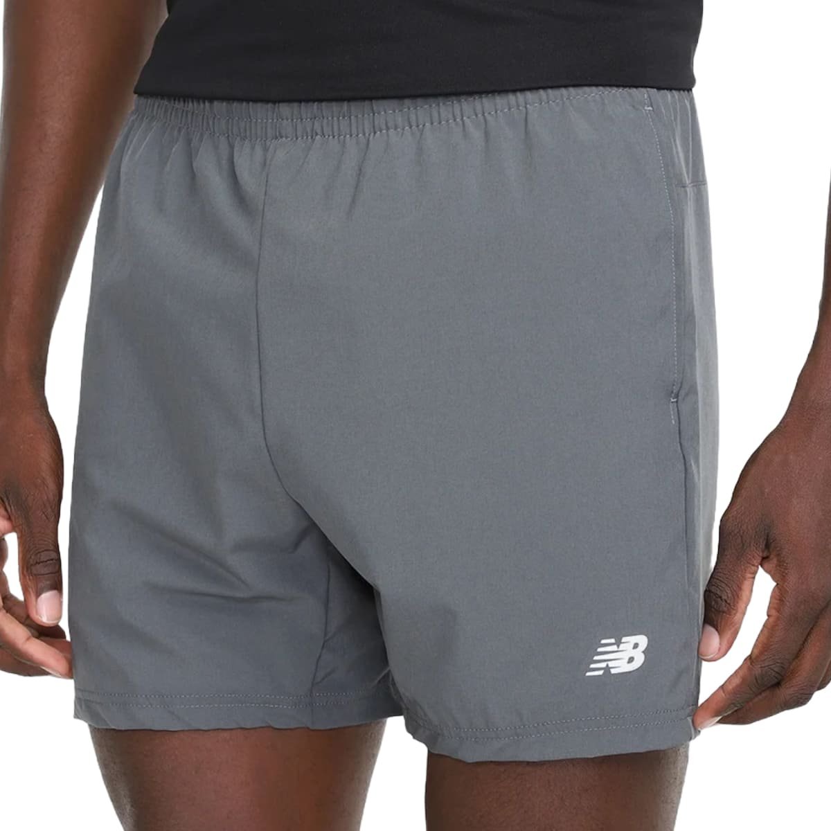 Shorts New Balance Sport Essentials 5 Masculino Cinza Cinza 1