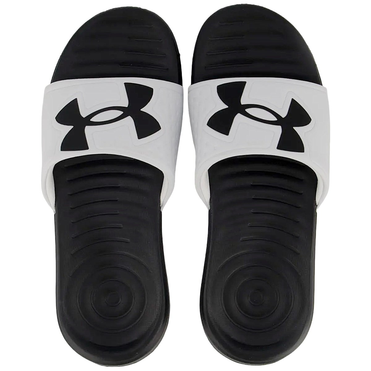 Chinelo Under Armour Ansa Light Masculino Preto e Branco Branco 3