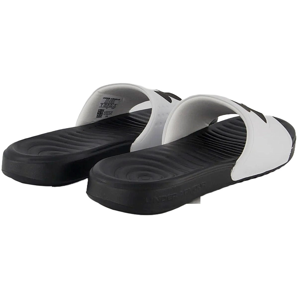 Chinelo Under Armour Ansa Light Masculino Preto e Branco Branco 5