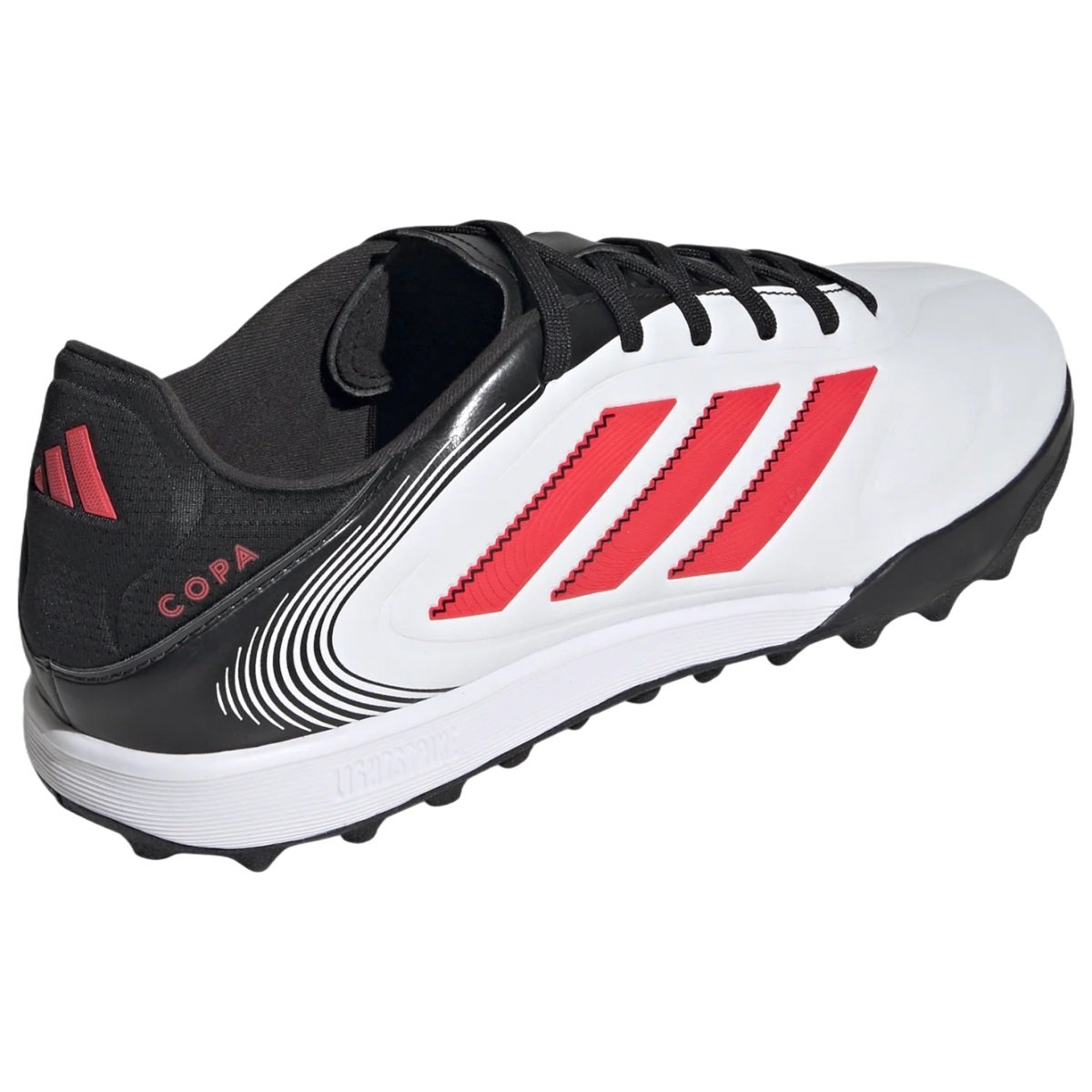 Chuteira Society Adidas Copa Pure 3 League Masculino Branco e Preto Branco 4