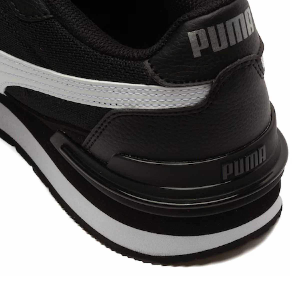 Tênis Puma ST Runner V4 Mesh Masculino Preto Preto 8