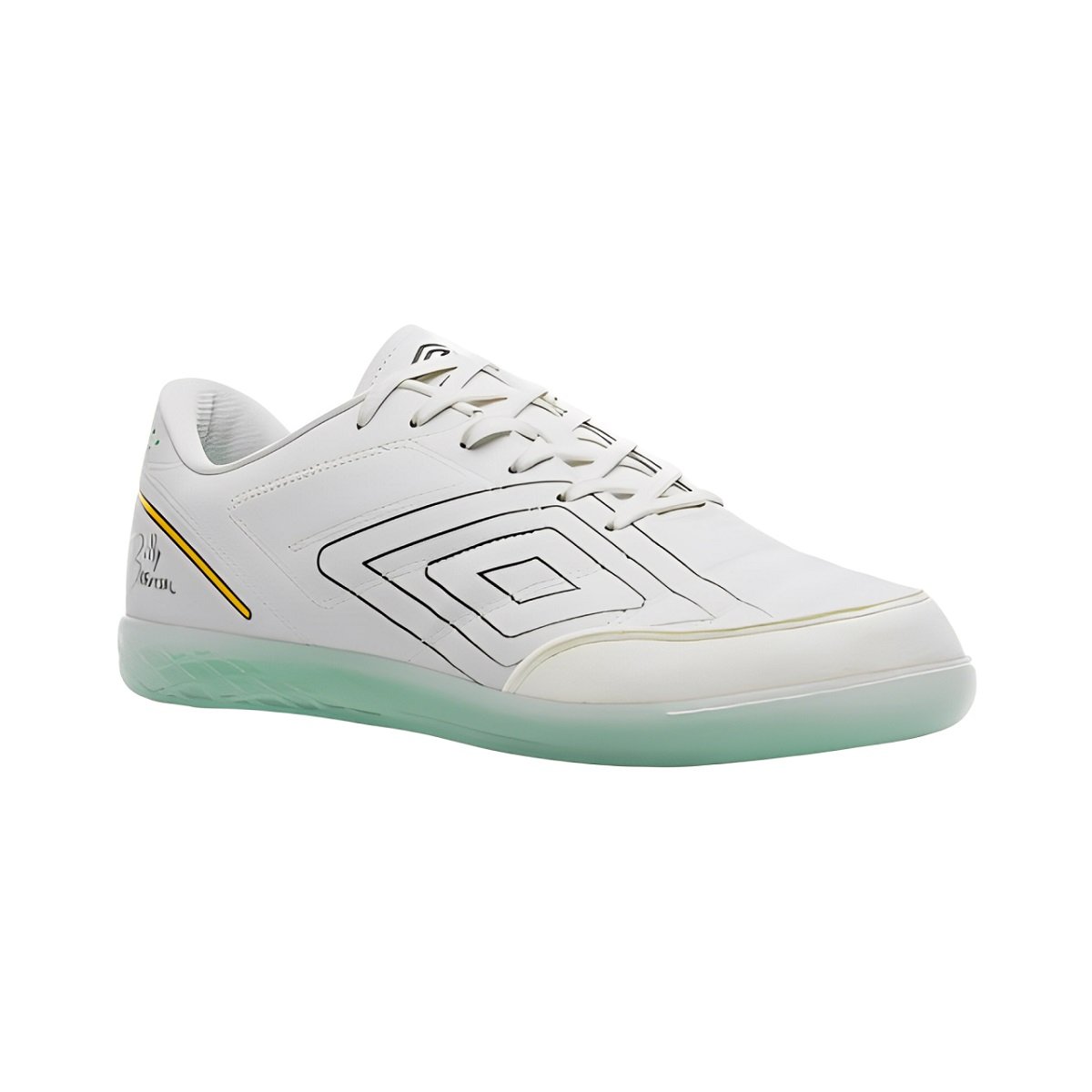 Chuteira Futsal Umbro Br Futsal Masculino Branco Branco 2