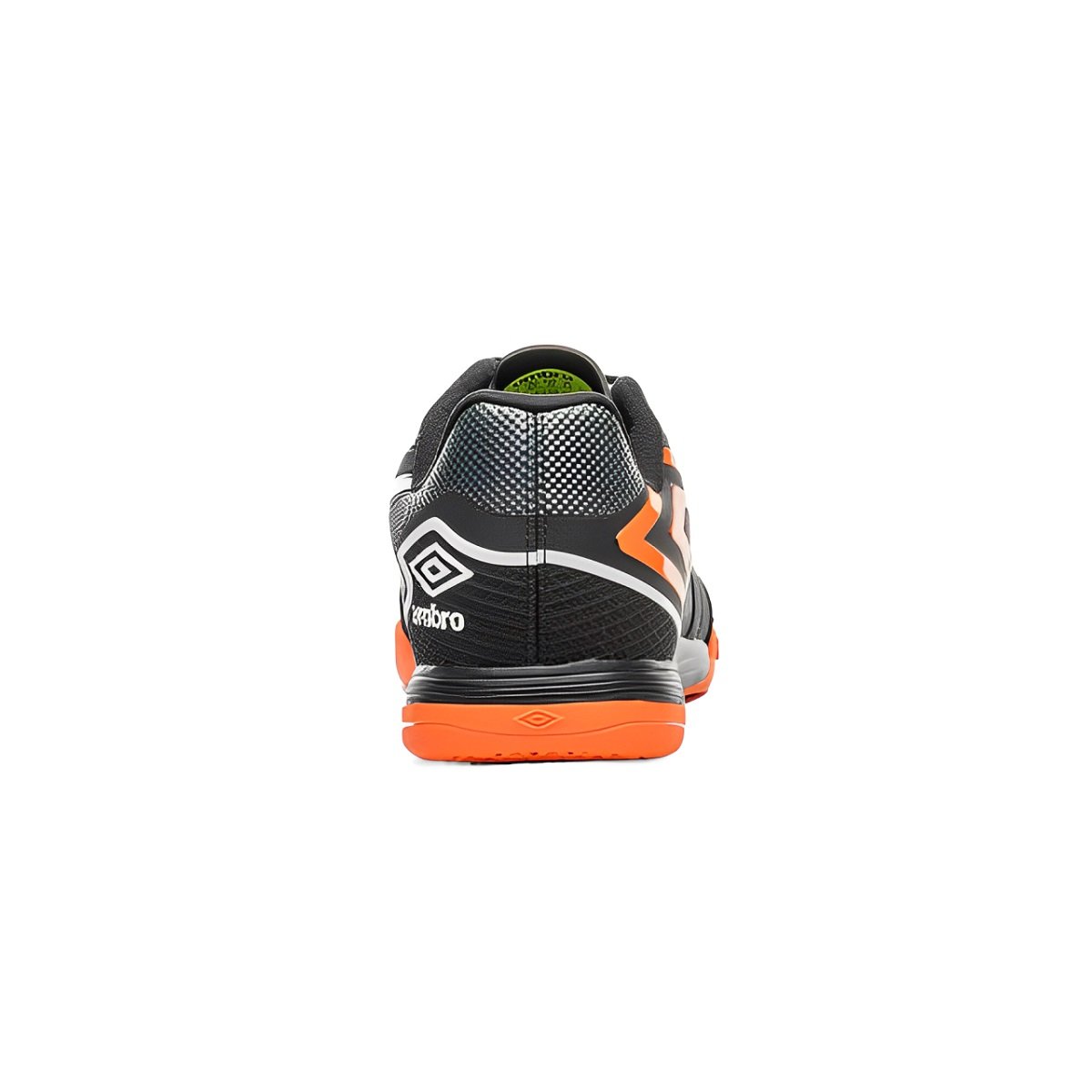 Chuteira Futsal Umbro Pro 5 Bump Club Masculino Preto e Laranja Preto 8