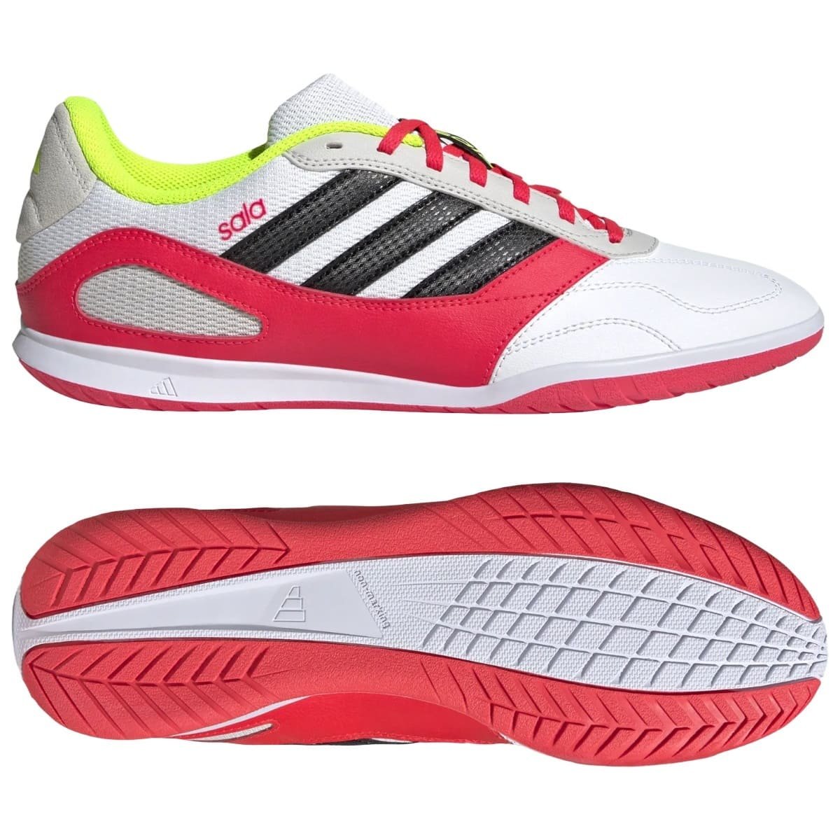 Chuteira Futsal Adidas Super Sala III Masculino Branco Branco 7