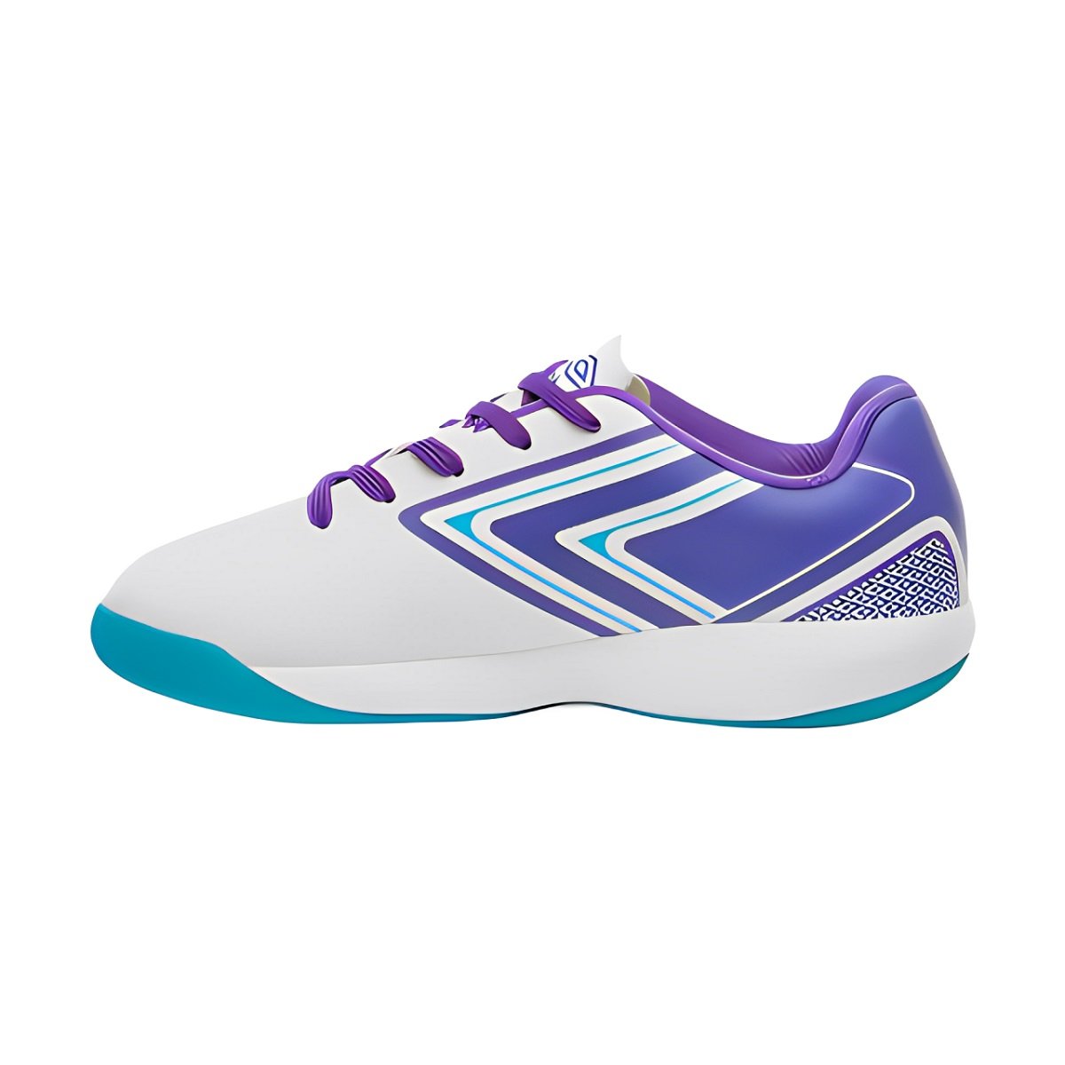 Chuteira Futsal Umbro Pro 5 Infantil Branco e Roxo Branco 3