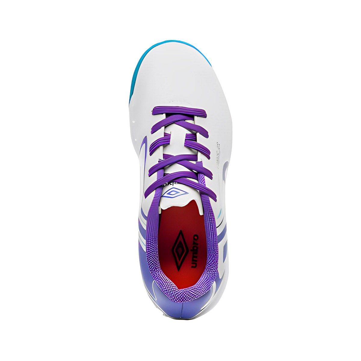 Chuteira Futsal Umbro Pro 5 Infantil Branco e Roxo Branco 6