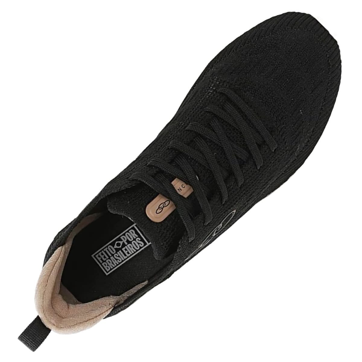 Tênis Olympikus Lance Feminino Preto Preto 5