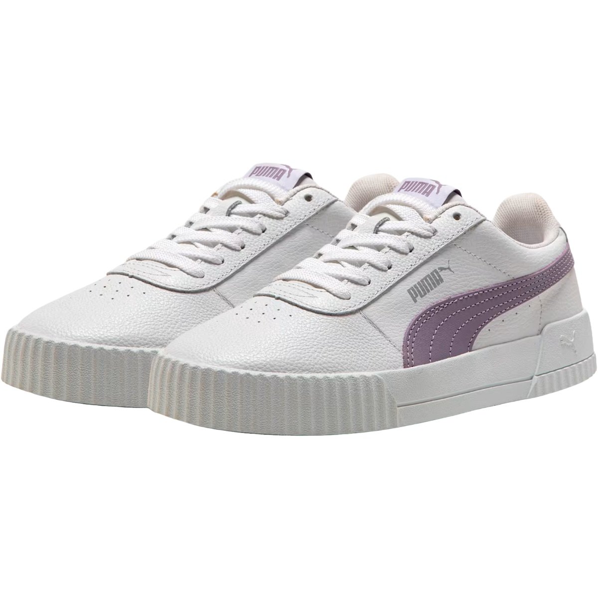 Tênis Puma Carina L Feminino Branco e Lilás Branco 5