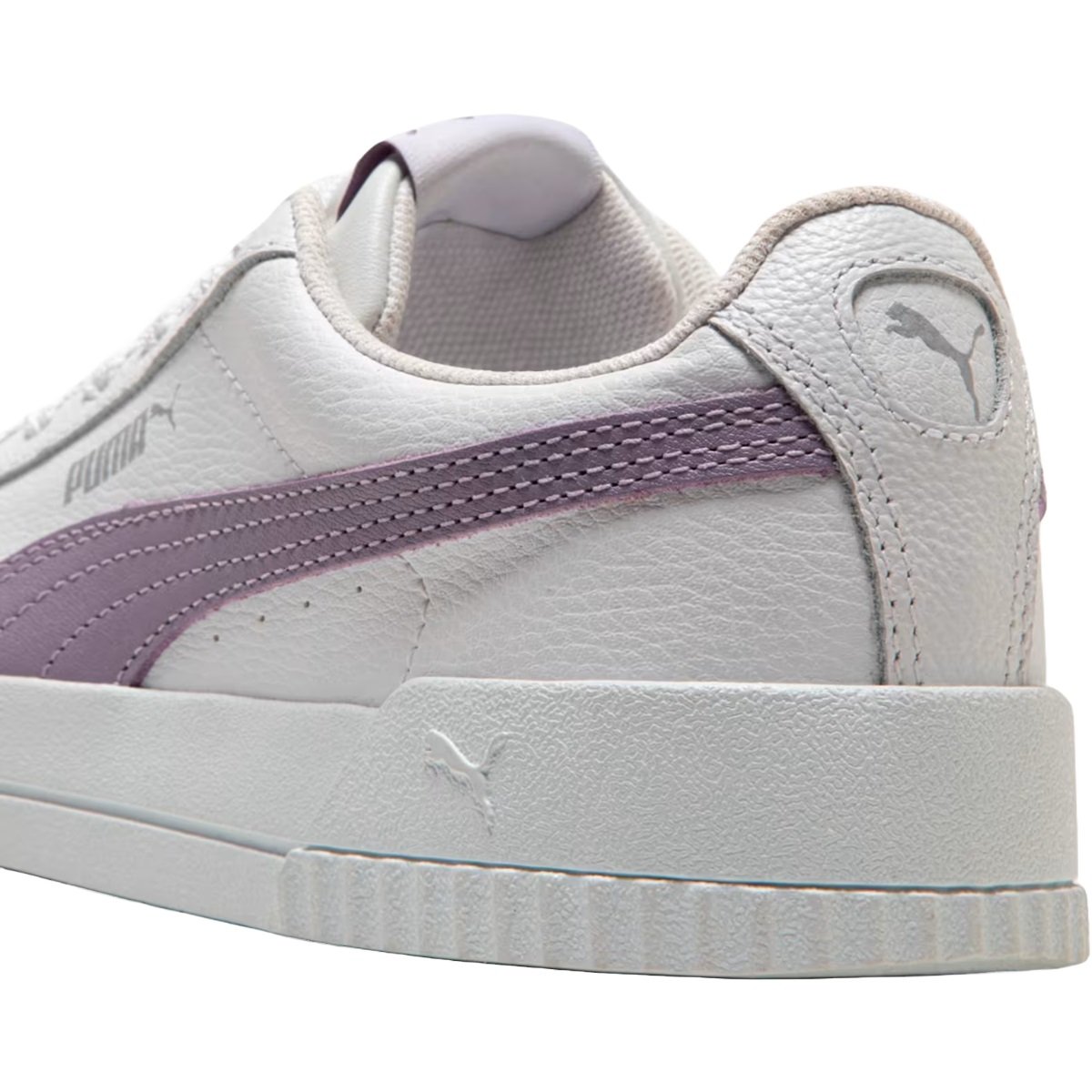 Tênis Puma Carina L Feminino Branco e Lilás Branco 7
