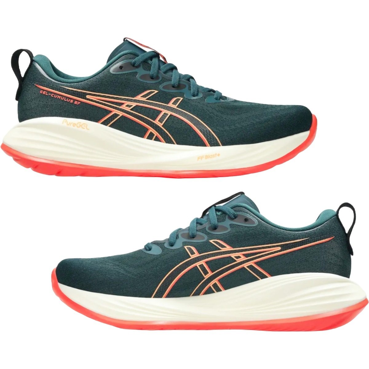 Tênis Asics Gel Cumulus 27 Masculino Verde Escuro Verde 3