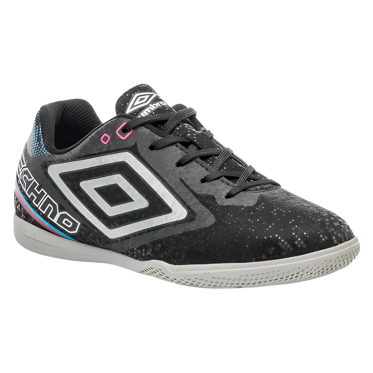Chuteira Futsal Umbro Techno II Infantil Preto Preto 2