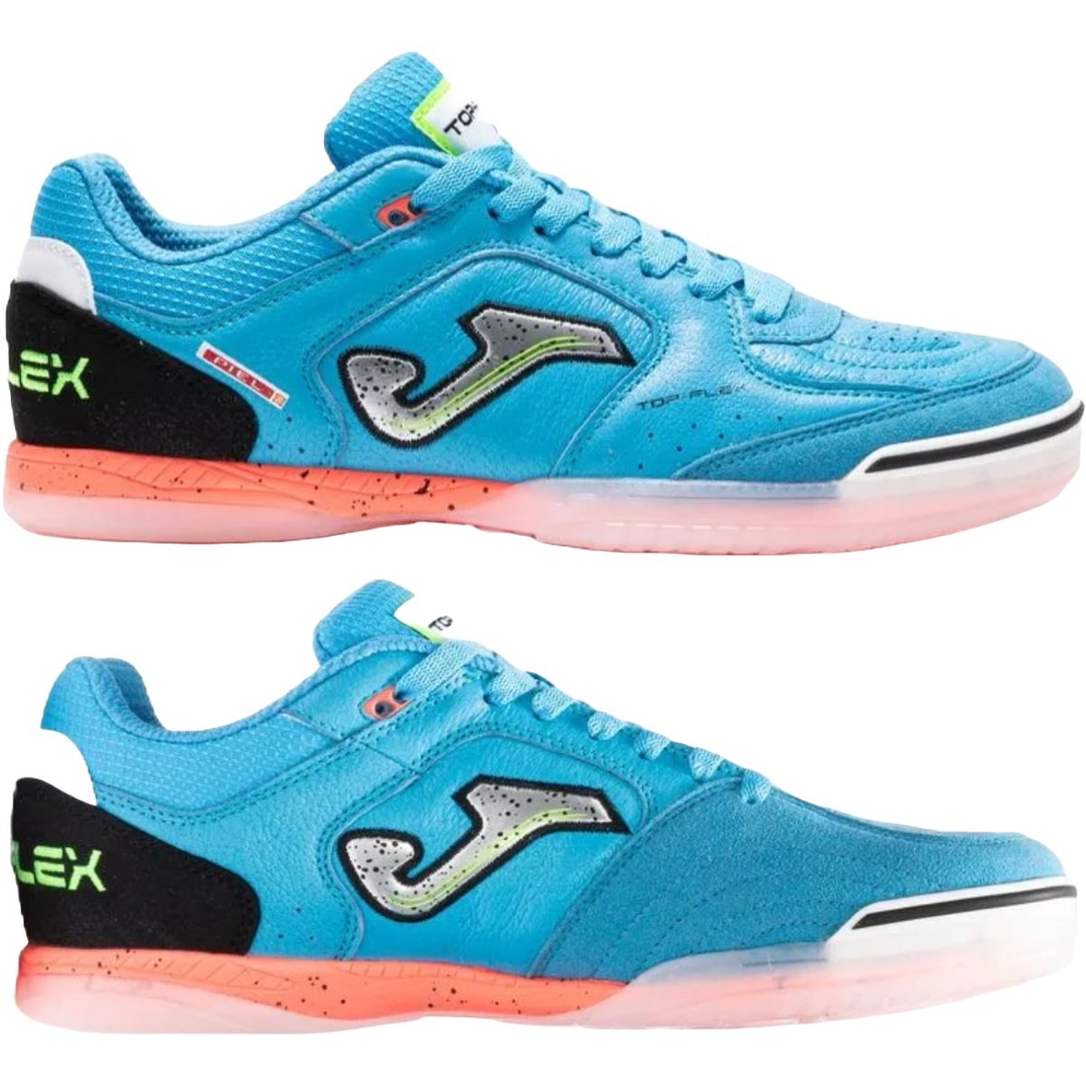 シューズ joma / TOP FLEX 2527 TURQUIOSE IN (26.5) Chuteira de Futsal Joma Top Flex - Azul Turquesa