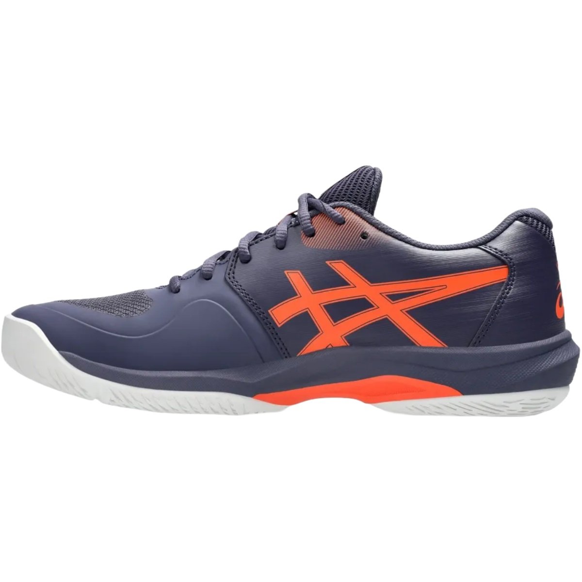 Tênis Asics Game FF Clay Masculino Marinho e Laranja Azul 2