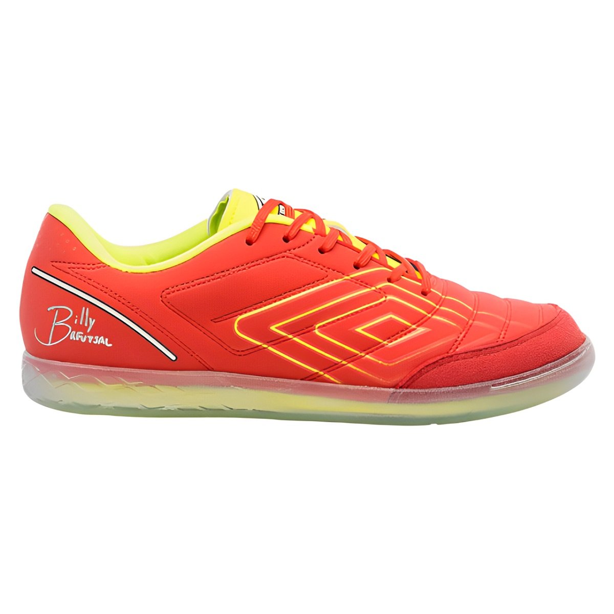 Chuteira Futsal Umbro Br Futsal Masculino Vermelho Laranja 1