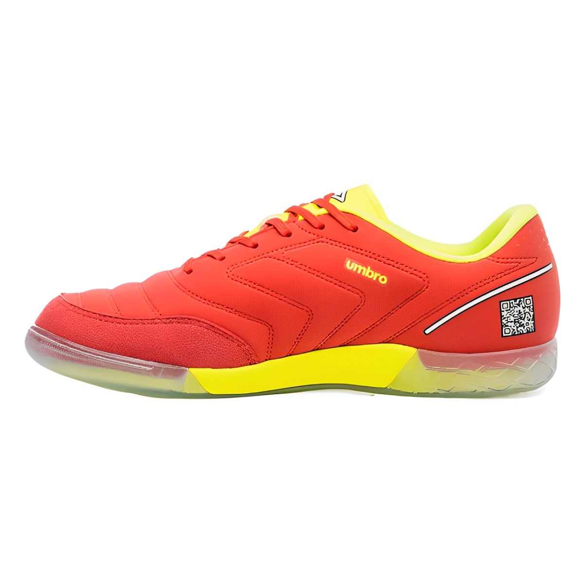 Chuteira Futsal Umbro Br Futsal Masculino Vermelho Laranja 3